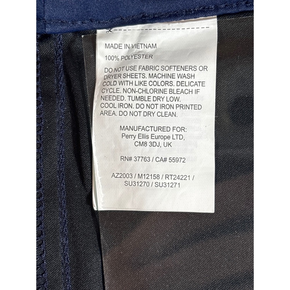 Perry Ellis PGA Tour Womens Golf Shorts Navy Blue Size 10 Activewear Casual - Picture 9 of 10